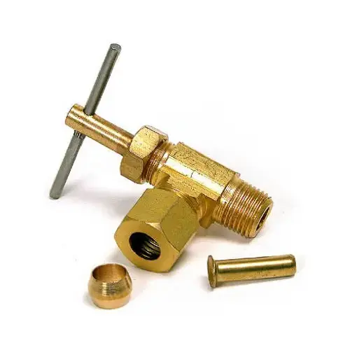 Angle Needle Valve, Brass, For: Evaporative Cooler Purge Systems Angle Needle Valve, Brass, For: Evaporative Cooler Purge Systems