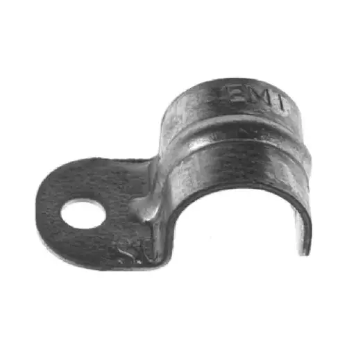 One Hole Electrical Metallic Tubing Straps, 3/4-In   pack of 4 Galvanized