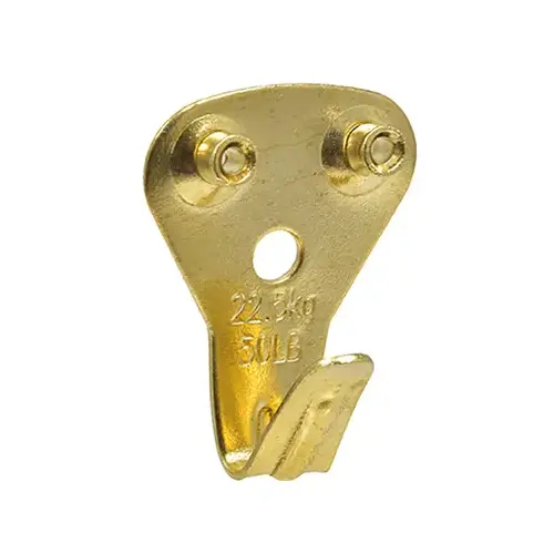 Picture Hanger AnchorWire Brass-Plated Classic 50 lb Brass-Plated Pair Picture Hanger AnchorWire Brass-Plated Classic 50 lb Brass-Plated Pair