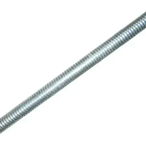 Boltmaster 11027 Threaded Rod 1/2" D X 36" L Zinc-Plated Steel Silver