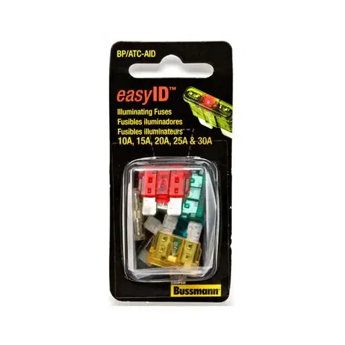Blade Fuse Assortment EasyID 30 amps ATC Assorted Assorted Blade Fuse Assortment EasyID 30 amps ATC Assorted Assorted