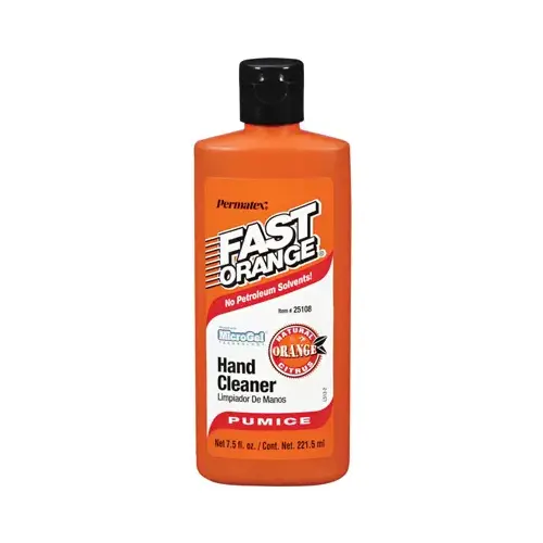 Hand Cleaner, Lotion, White, Citrus, 7.5 oz Bottle