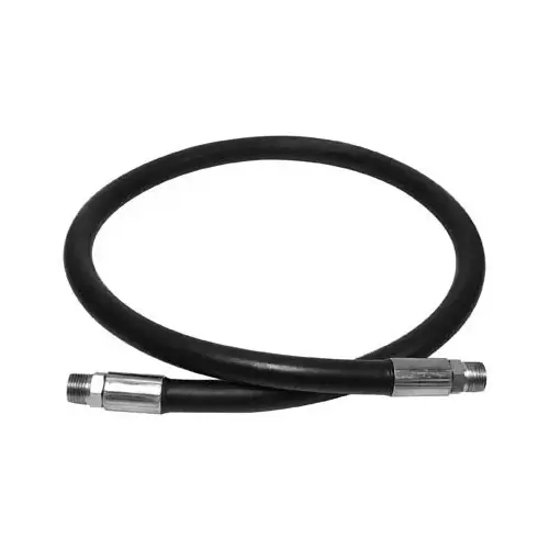 2-Wire Hydraulic Hose 0.5" D X 24" L 3500 psi Rubber Black 2-Wire Hydraulic Hose 0.5" D X 24" L 3500 psi Rubber Black