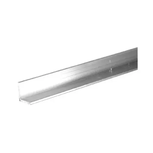Angle 1/16" X 1/2" W X 48" L Aluminum Mill Angle 1/16" X 1/2" W X 48" L Aluminum Mill