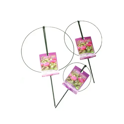 Plant Support 30" H X 18 W Green Steel Green