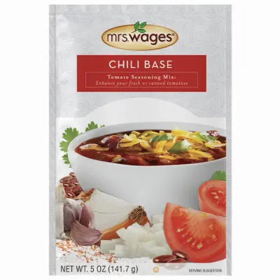 Mrs. Wages Canning Chili Mix 5 oz Pouch W537-J4425 Mrs. Wages Canning Chili Mix 5 oz Pouch W537-J4425