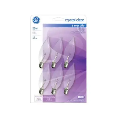 LED Bulb CA10 E12 (Candelabra) White 25 Watt Equivalence Clear - pack of 5 LED Bulb CA10 E12 (Candelabra) White 25 Watt Equivalence Clear - pack of 5