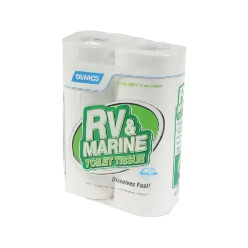 RV & Marine Toilet Tissue, 500-Sheets, 4-Pk. White