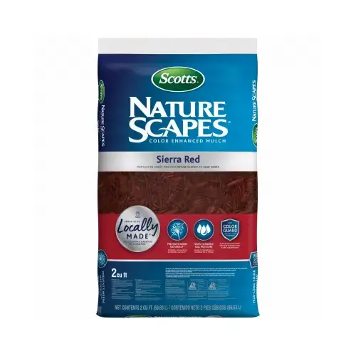 Nature Scapes Mulch, Solid, Earthy, Red, 2 cu-ft Bag - pack of 60 Nature Scapes Mulch, Solid, Earthy, Red, 2 cu-ft Bag - pack of 60