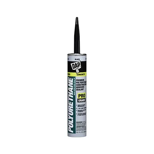 Sealant, Black, 4 to 7 Days Curing, 10.1 fl-oz Cartridge