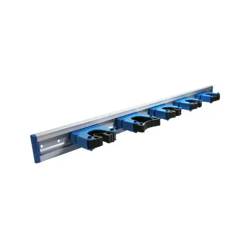 28 In. Pro Hand Held & Long Handle Tool Rack Blue 28 In. Pro Hand Held & Long Handle Tool Rack Blue