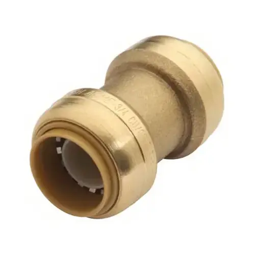 3/8 In. (1/2 In. OD) Push-to-Connect Straight Brass Coupling 3/8 In. (1/2 In. OD) Push-to-Connect Straight Brass Coupling
