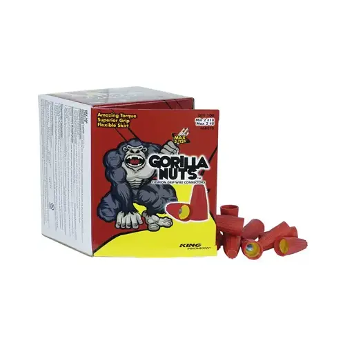 Wire Connector Gorilla Nuts Insulated Red/Yellow Red/Yellow Wire Connector Gorilla Nuts Insulated Red/Yellow Red/Yellow