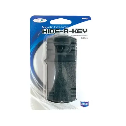 Lucky Line Black Stainless Steel Extra Large Magnetic Key Hider Lucky Line Black Stainless Steel Extra Large Magnetic Key Hider