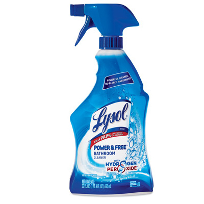 LYSOL 1920085668 Power & Free 22 Oz. Bathroom Cleaner with Hydrogen Peroxide