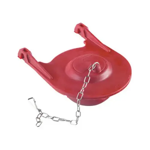 Toilet Flapper For Class 5 Models, 3.25 In. Red Toilet Flapper For Class 5 Models, 3.25 In. Red