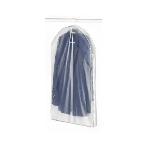 Hanging Suit Bag 24" H X 3" W X 38" L Vinyl Clear