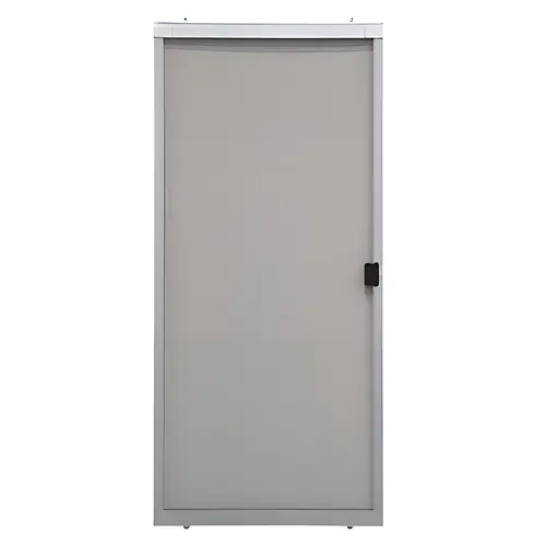 Adjustable Sliding Screen Door 80-3/4" H X 48" W Breezeway Gray Steel Gray Adjustable Sliding Screen Door 80-3/4" H X 48" W Breezeway Gray Steel Gray