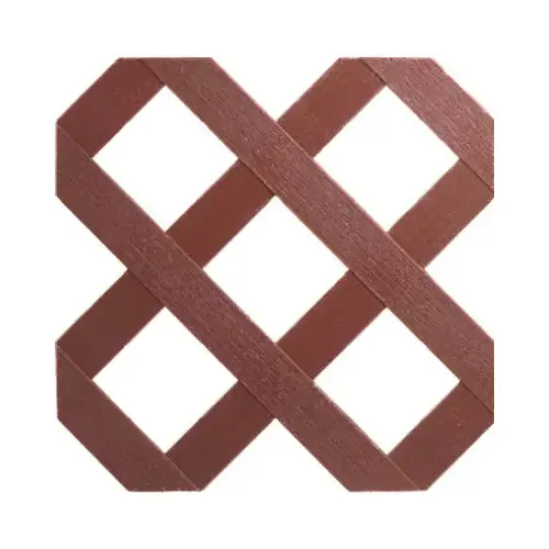 Lattice Panel 48" W X 8 ft. L Adobe Plastic Adobe