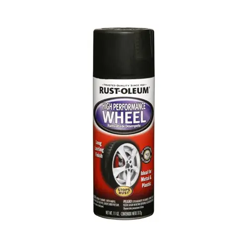 AUTOMOTIVE Wheel Coating, Black, 11 oz, Aerosol Can AUTOMOTIVE Wheel Coating, Black, 11 oz, Aerosol Can