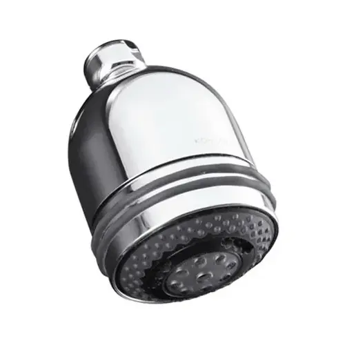 Showerhead Master Shower Polished Chrome Brass 3 settings 2.5 gpm Polished Chrome