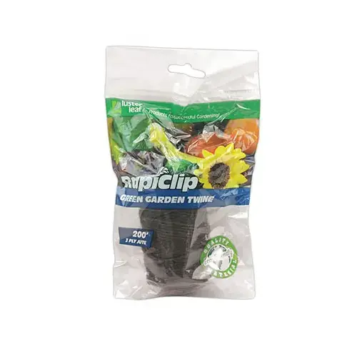 Garden Twine Rapiclip Green Jute Green