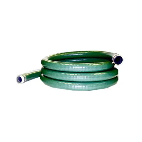 Liquid Transfer Hose 2" D X 20 ft. L 60 psi PVC Green Liquid Transfer Hose 2" D X 20 ft. L 60 psi PVC Green