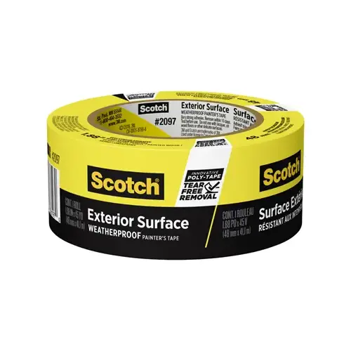 2097-48EC Painter's Tape, 45 yd L, 1.88 in W, Poly Backing, Blue 2097-48EC Painter's Tape, 45 yd L, 1.88 in W, Poly Backing, Blue
