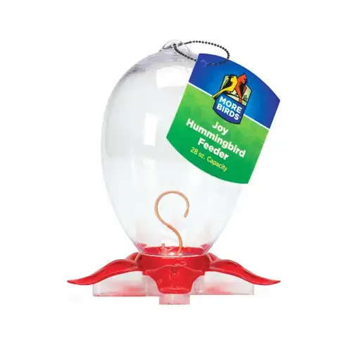 Nectar Feeder Hummingbird 28 oz Plastic Bottle 5 ports Red Nectar Feeder Hummingbird 28 oz Plastic Bottle 5 ports Red