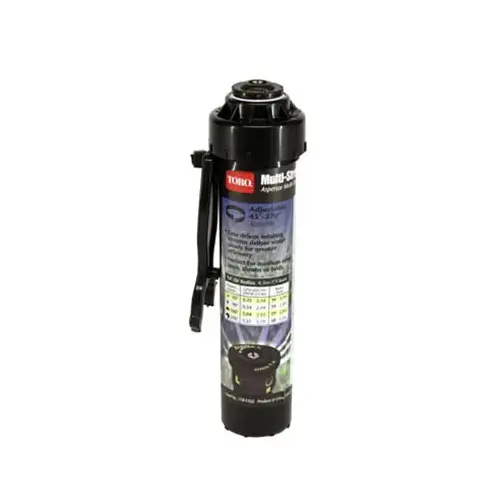 Spray Sprinkler, 1/2 in Connection, 14 to 26 ft, ABS Black Spray Sprinkler, 1/2 in Connection, 14 to 26 ft, ABS Black