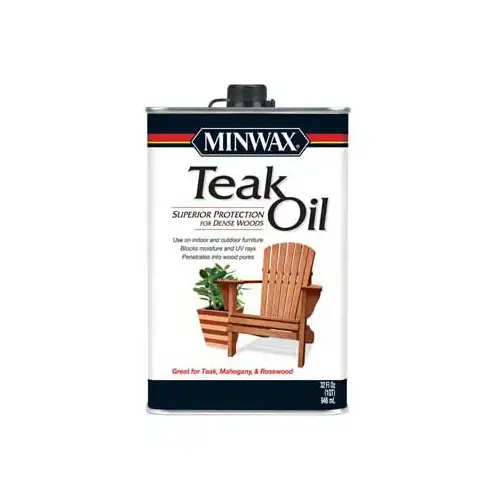 Teak Oil Helmsman Transparent Clear Oil-Based 1 qt Clear Teak Oil Helmsman Transparent Clear Oil-Based 1 qt Clear