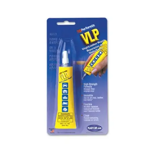 Vinyl and Leather Repair, Liquid, Strong Solvent, Clear, 10 oz Cartridge Vinyl and Leather Repair, Liquid, Strong Solvent, Clear, 10 oz Cartridge