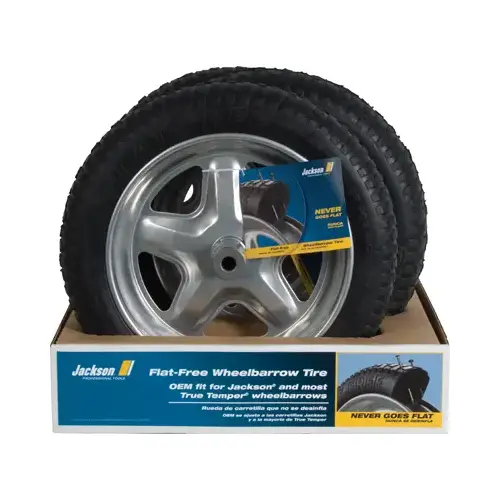 Flat Free Tire, 16 in Dia Tire, 3-1/2 in W Tire - pack of 3 Flat Free Tire, 16 in Dia Tire, 3-1/2 in W Tire - pack of 3