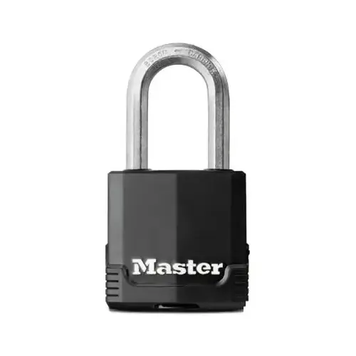 Padlock 1-7/8" H X 1-3/16" W X 1-3/4" L Laminated Steel Ball Bearing Locking 1 Black Padlock 1-7/8" H X 1-3/16" W X 1-3/4" L Laminated Steel Ball Bearing Locking 1 Black