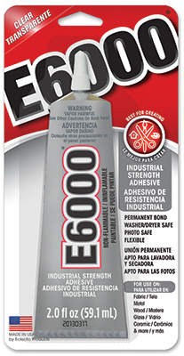 E6000 237032 All Purpose Adhesive Craft Industrial Strength High Strength 2 oz Clear