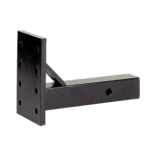 Pintle Mounting Plate, 10,000 lb, 7-3/4 in L, Steel Black