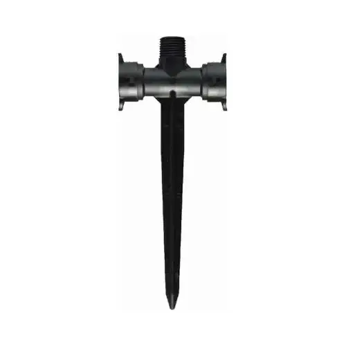 Drip Irrigation Tubing Stake For 1/2" Tubing 8" H Black Drip Irrigation Tubing Stake For 1/2" Tubing 8" H Black