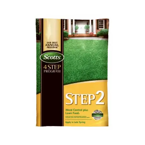STEP 2 Plant Food Plus Weed Preventer, Granule, Spreader Application, 13.79 lb Bag Gray STEP 2 Plant Food Plus Weed Preventer, Granule, Spreader Application, 13.79 lb Bag Gray