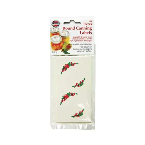 Canning Label White Paper White