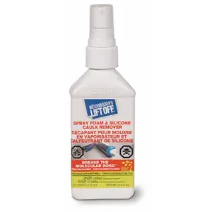 MOTSENBOCKER'S 411-45 Foam and Caulk Remover, Liquid, Mild, Clear, 4.5 oz, Bottle