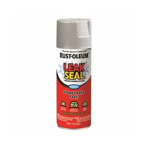 LeakSeal Flexible Sealer, Aluminum, 12 oz, Aerosol Can LeakSeal Flexible Sealer, Aluminum, 12 oz, Aerosol Can