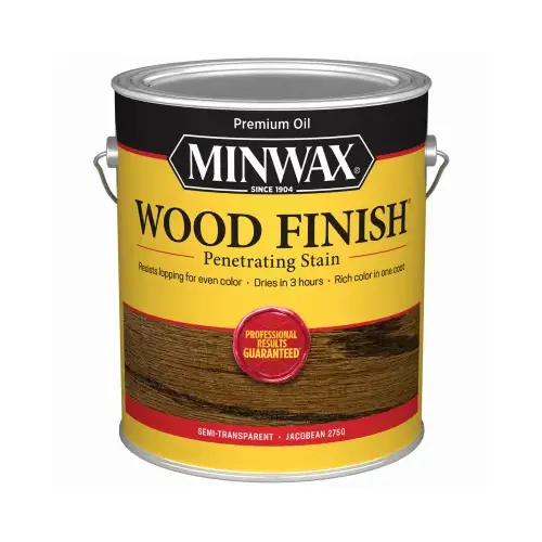 Wood Finish Penetrating Stain, Jacobean, 1-Gallon Wood Finish Penetrating Stain, Jacobean, 1-Gallon