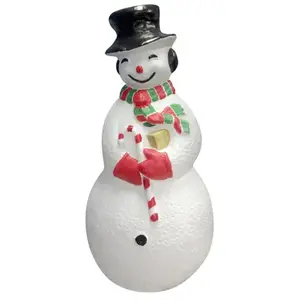 Union Products 75300 Indoor Christmas Decor Multicolored Snowman Blow Mold Multicolored