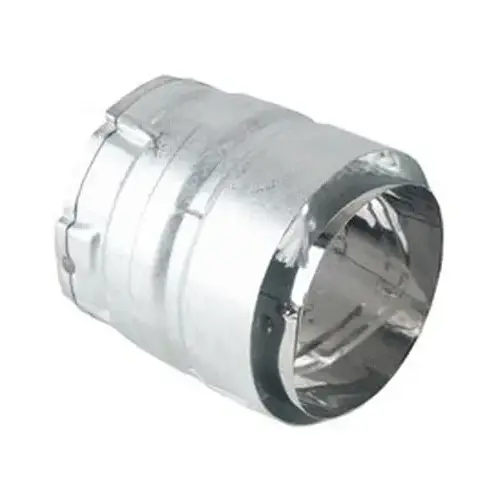 Appliance Pipe Adapter 3" D Stainless Steel Silver