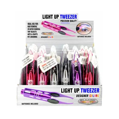 Light Up Tweezers Assorted Assorted Light Up Tweezers Assorted Assorted
