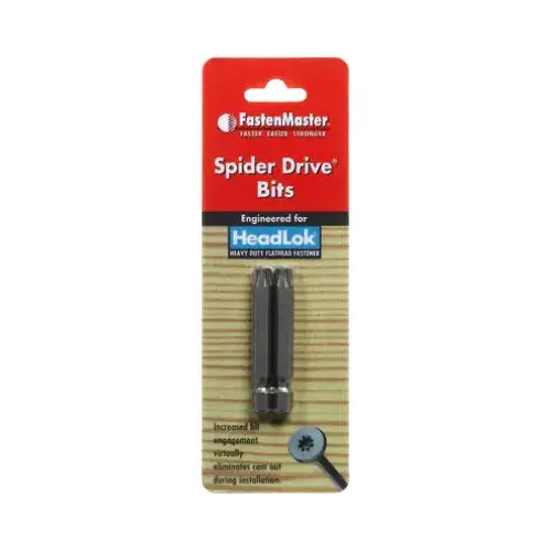 Spider Drive Bit For Headlok Fastener pair Spider Drive Bit For Headlok Fastener pair
