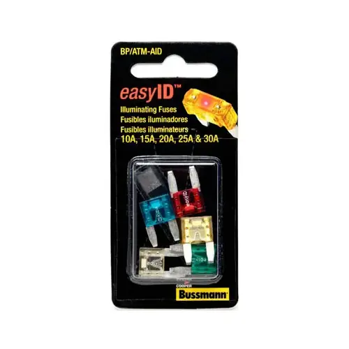 Fuse Kit, 32 VDC, 10/30 A, 1 kA Interrupt Assorted - pack of 5 Fuse Kit, 32 VDC, 10/30 A, 1 kA Interrupt Assorted - pack of 5