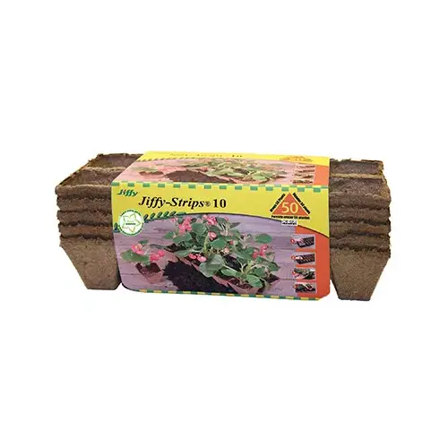 Strip Pot, 4 in L Tray, 10 in W Tray, Sphagnum Peat Moss Brown - pack of 5 Strip Pot, 4 in L Tray, 10 in W Tray, Sphagnum Peat Moss Brown - pack of 5