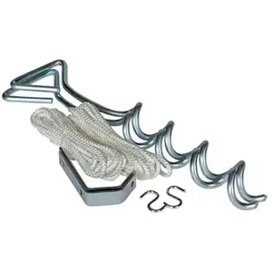 Camco 42563 Awning Stabilizer Kit Pair Silver