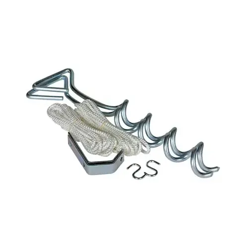 Awning Stabilizer Kit Pair Silver